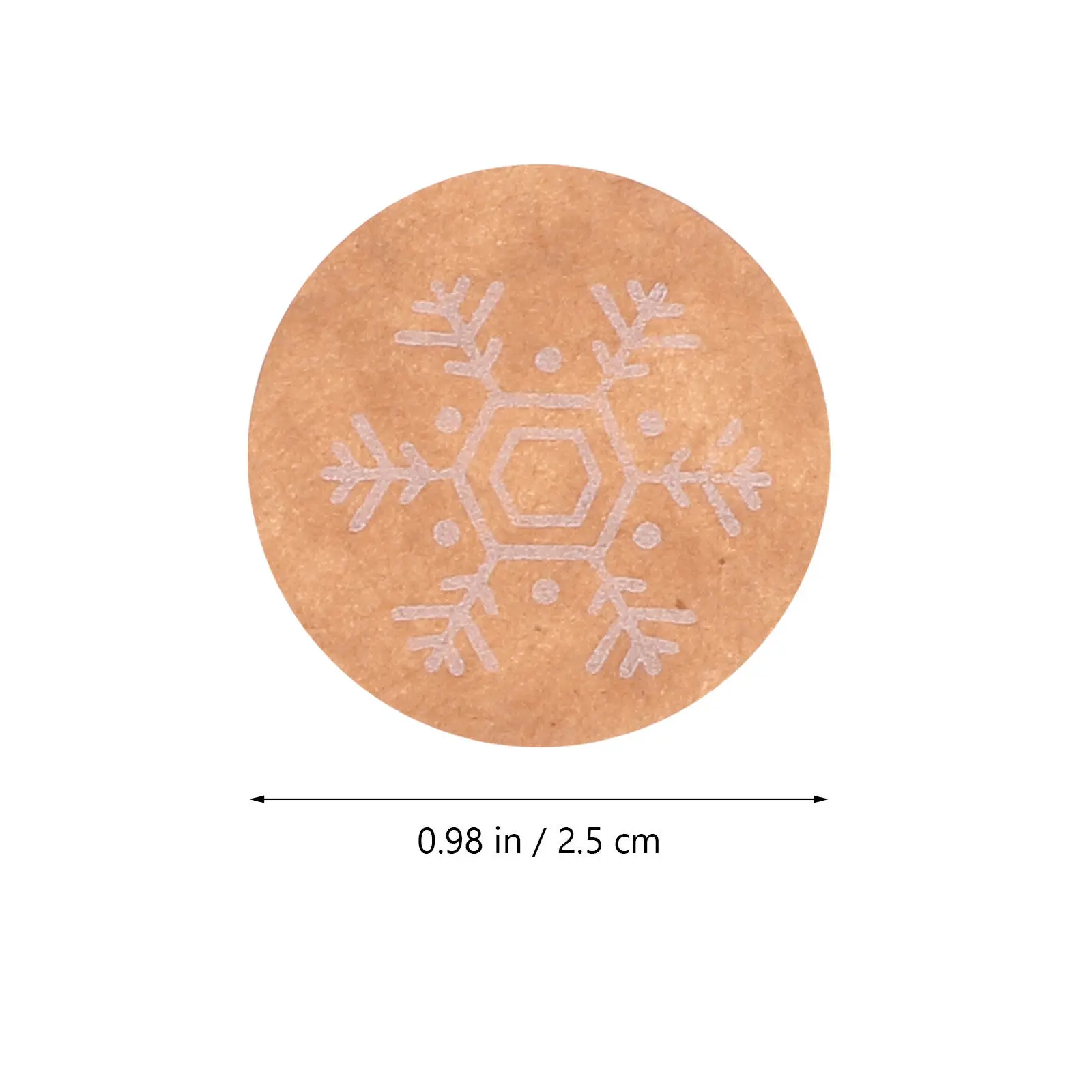 3 Rolls Christmas Stickers Multifunctional Small Snowflake New Year Decorative Holiday Mini
