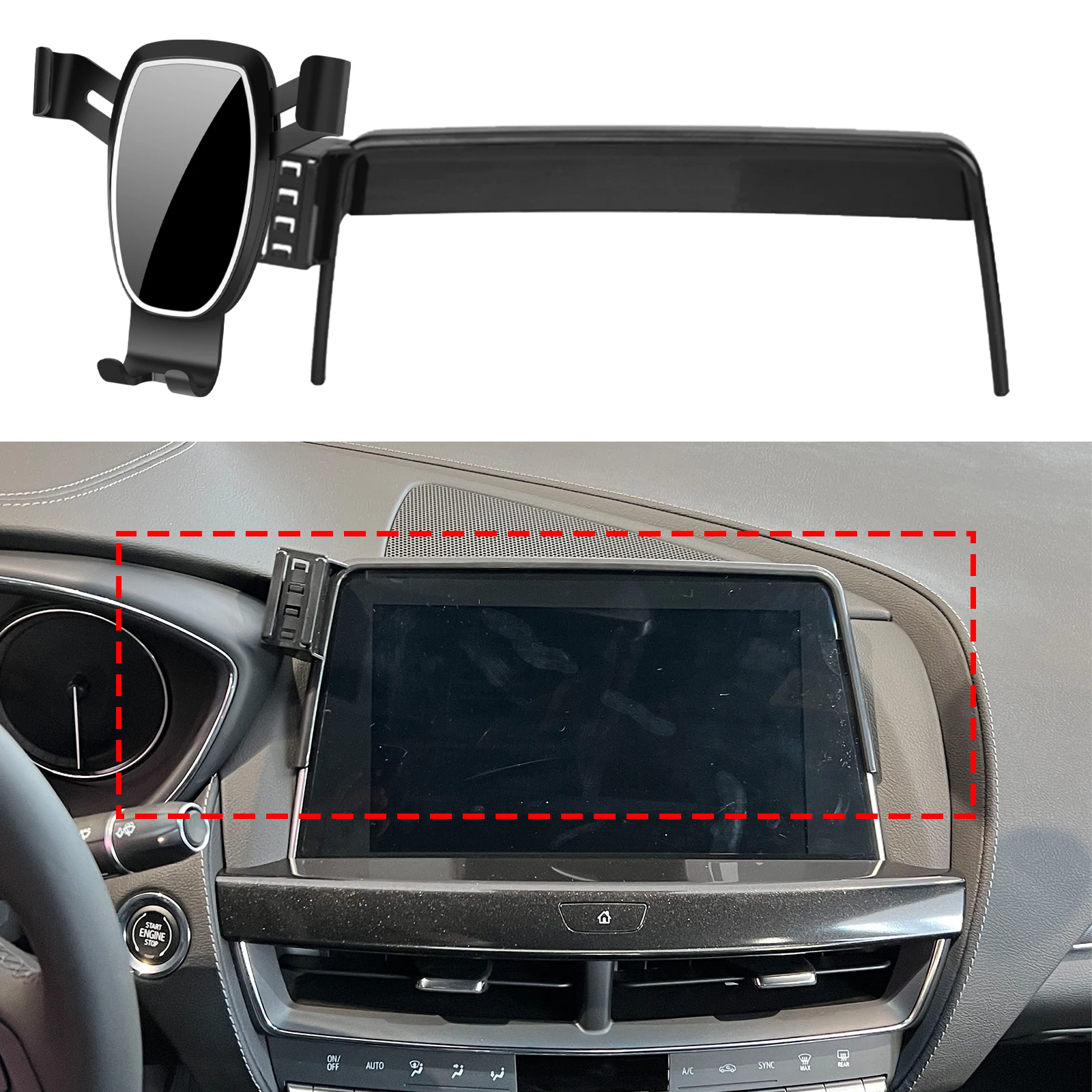 

Подходит для Cadillac CT5 2020 2021 2022 2023, навигационный кронштейн, основание экрана, держатель для телефона, крепление для автомобиля ​ ​ аксессуары