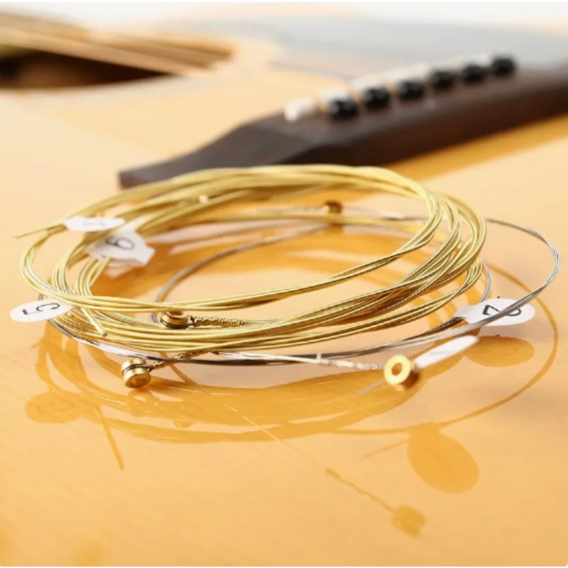 WINLY Folk Guitar Strings Wood Guitar Brass Hexagonal Steel Coated Wires Direct Sale from Manufacturer
