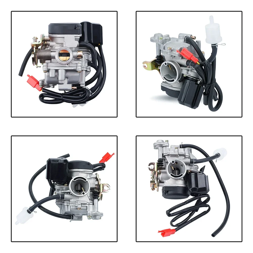 Engine Upgrade PD18J Carburettor 4-Stroke Engines Carburettor For Scooters Improved Acceleration Aluminum Construction