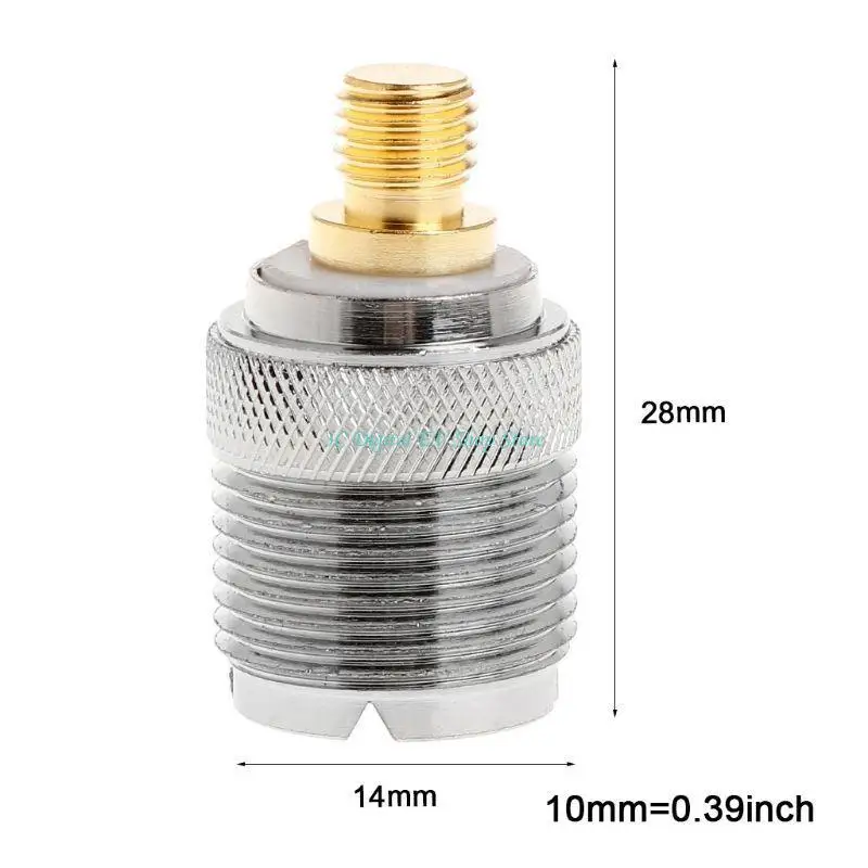 E74D Coaxial Connector Car RF Antenna Adapter Walkie Talkie Two Way Radio for Motorol
