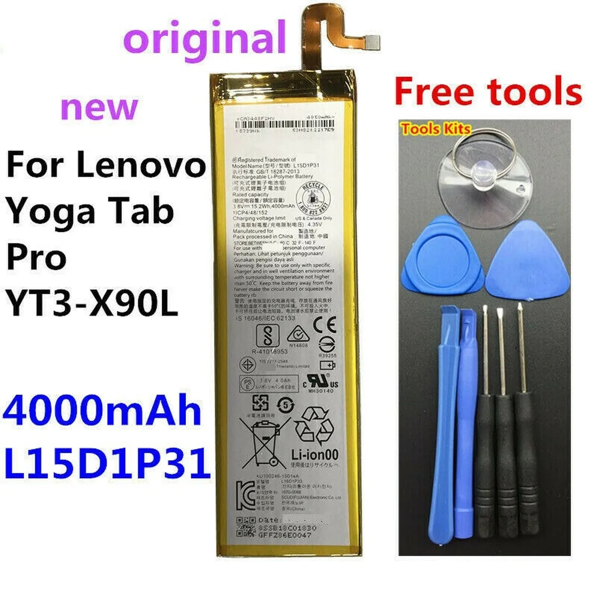 4000Mah L15D1P31 Ba… - image