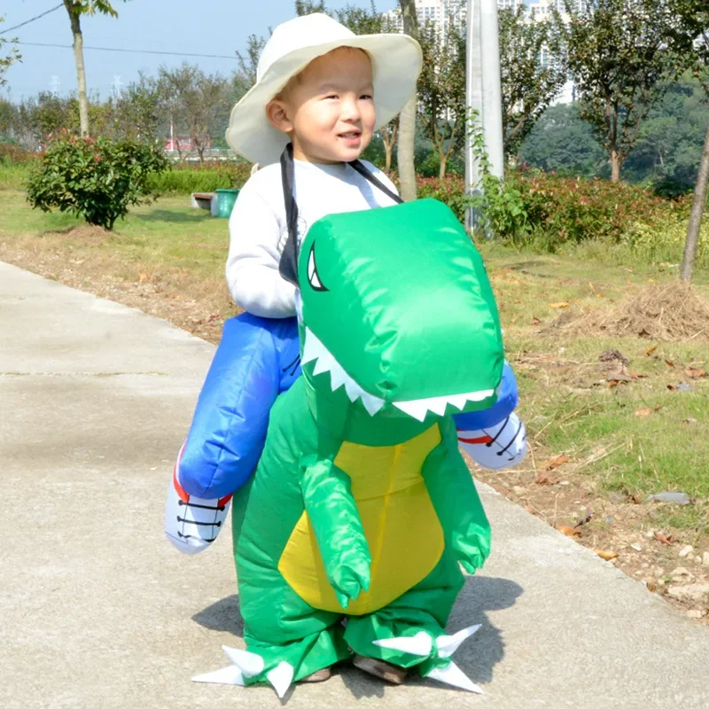 Costumes Gonflables de Dinosaure pour Enfant, Robe de Barrage de Cheval, Balle, Jouet de ix, Spectacle de Club, JS7230