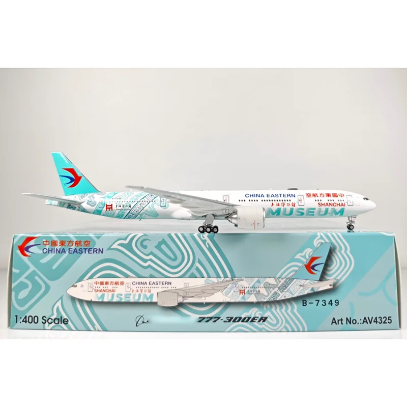 Luchtvaart 1/400 Schaal China Oostelijke luchtvaartmaatschappijen B777-300ER B-7349 Gegoten Legering Vliegtuigen Model Collectie Decoratief Ornament