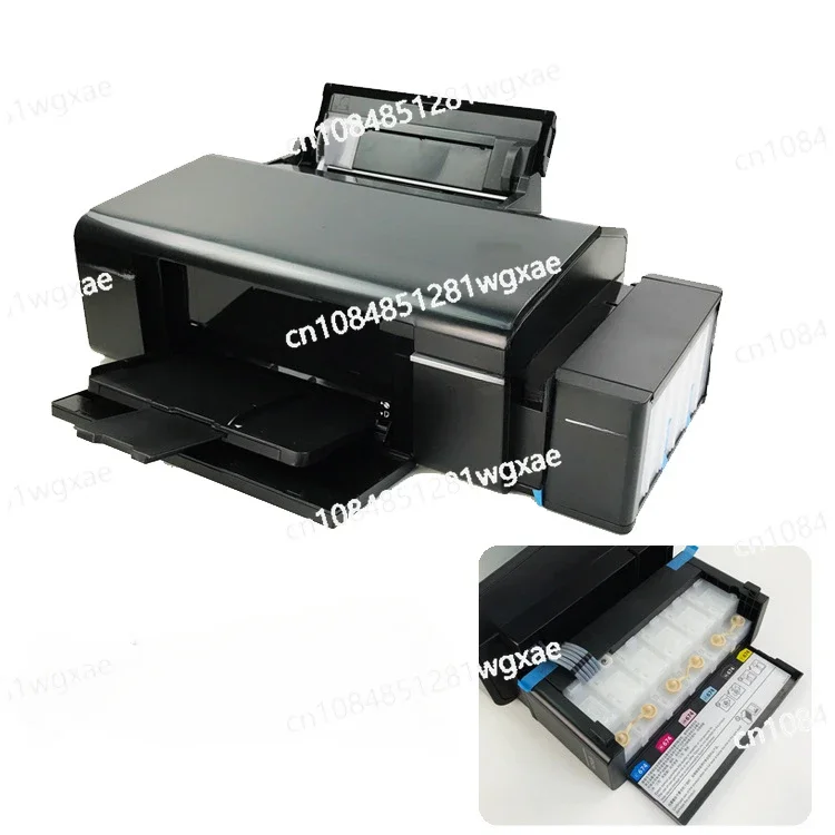 طابعة نافثة للحبر مستمرة بستة ألوان للبيع طابعة نفث الحبر بالأشعة فوق البنفسجية لبطاقة الهوية مقاس A4 مناسبة لإبسون L805