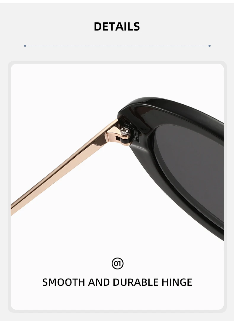 نظارات شمسية نسائية بإطار صغير: خفيفة الوزن وصغيرة الحجم، واقية من الشمس، بسيطة وأنيقة