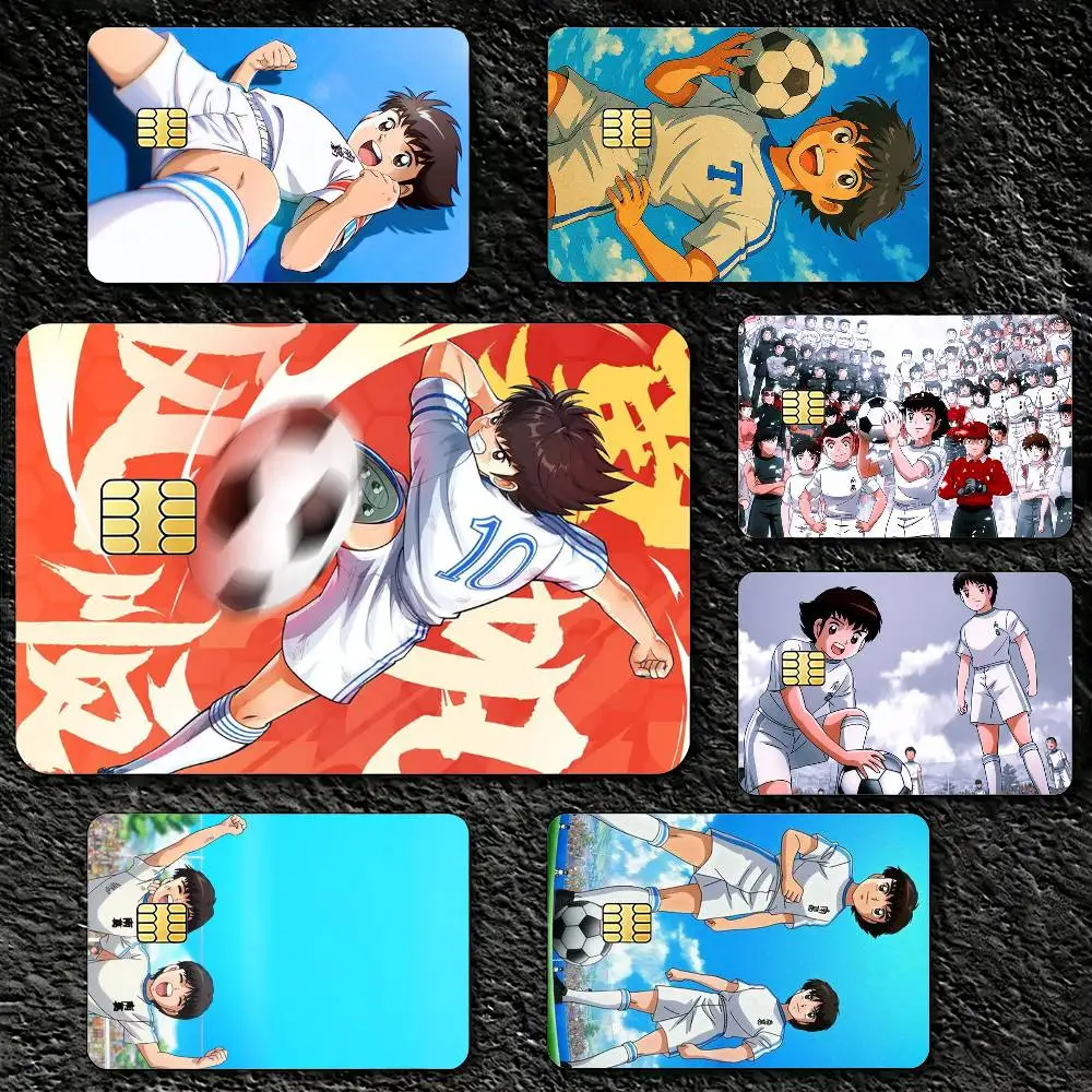 

Anime C-Captain T-Tsubasa Credit Card Skin Stickers For VISA Bank Bus Metro Access Card Protective Film Cover Sticker