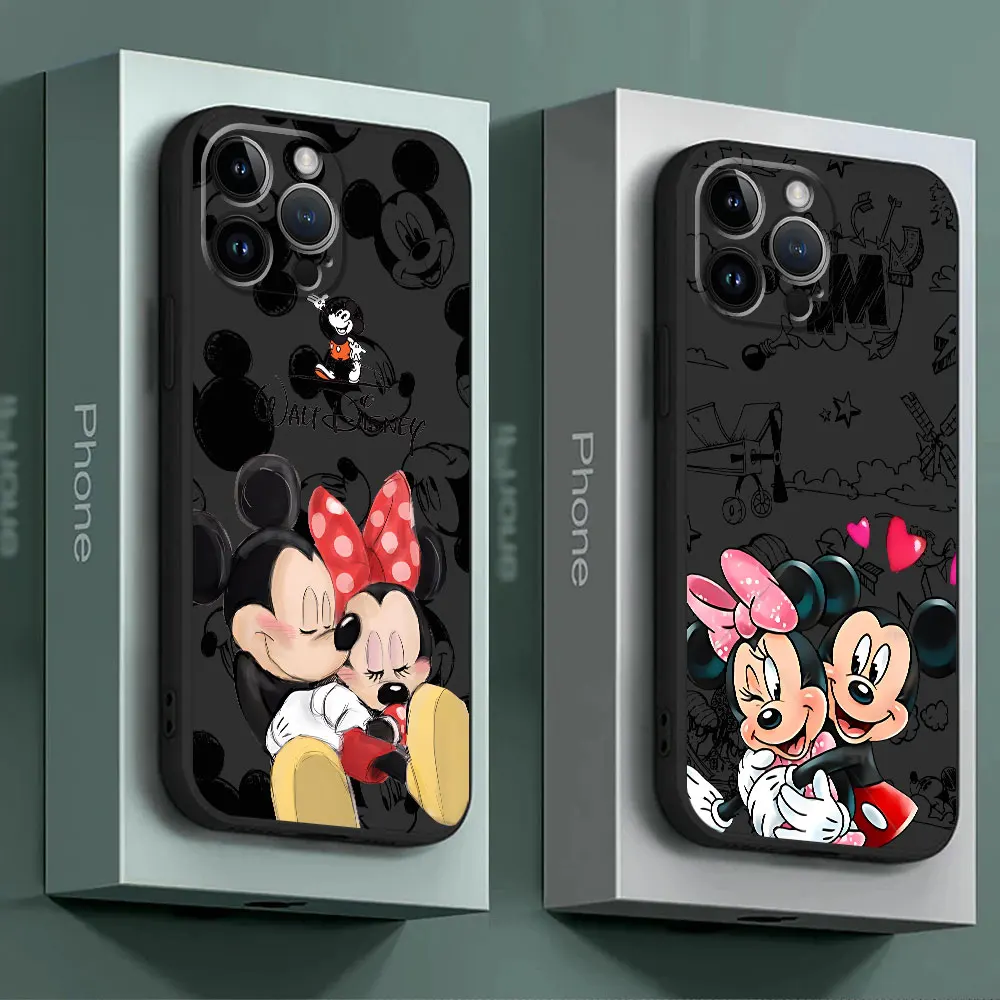 Case for Honor 8X 70 Lite 90 Pro 20 X6 X6a 4G X7 X8 X8a X9a 5G Mickey Minnie Kiss Love Cover