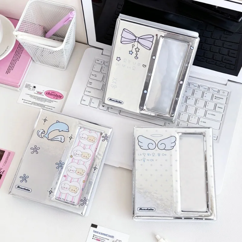 Kpop Photo Album Silver Card Binder Large Capacity Collectible Card Holder  for IDOL Photocards Postcards Korean Stationery - AliExpress 21
