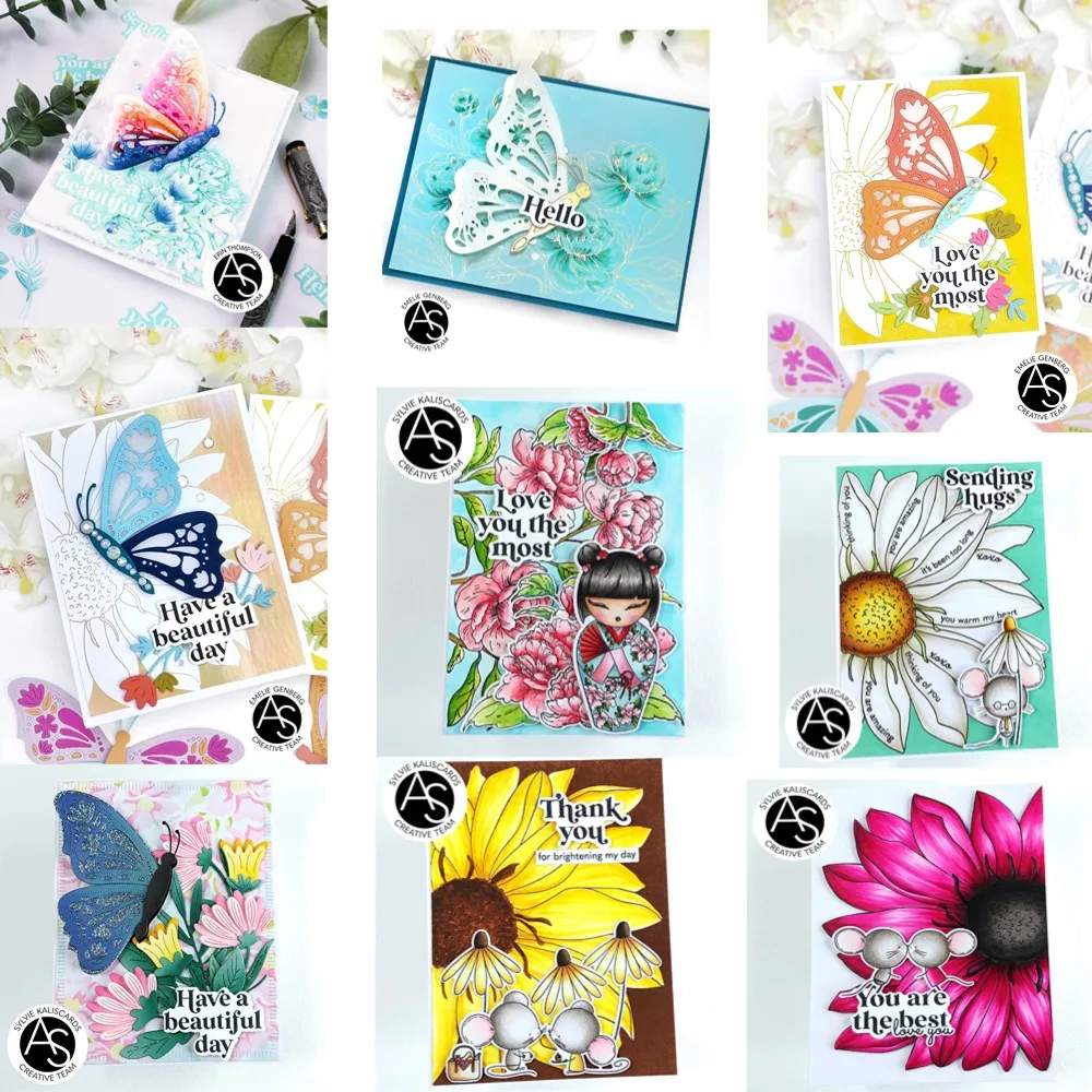 Papillon Bliss 2025 nouvelles matrices de découpe en métal pour Scrapbook journal décoration modèle de gaufrage bricolage carte de voeux à la main