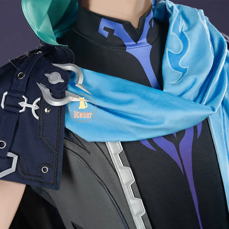 ICoser Genshin Impact Ororon 코스프레 의상 가발 게임 유니폼 망토 장갑 Natlan 할로윈 파티 여성용 남성용 액세서리 Propsa