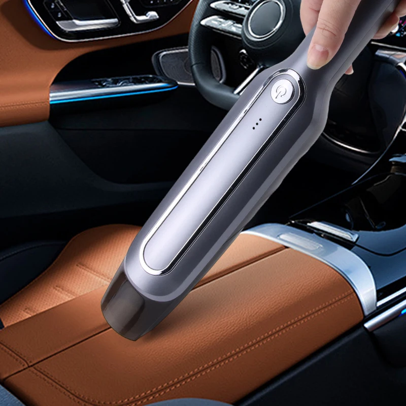 Cross-border new car vacuum cleaner large suction wireless charging cleaning machine high-power car and home dual vacuum cleaner