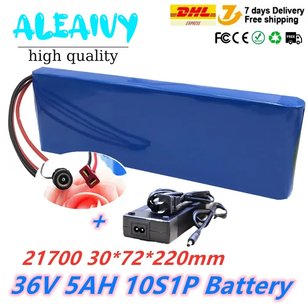 

36V lithium ion rechargeable battery 10S1P 5Ah battery pack 250W high power battery 42V 5000mAh Ebike electric bicycle with BMS