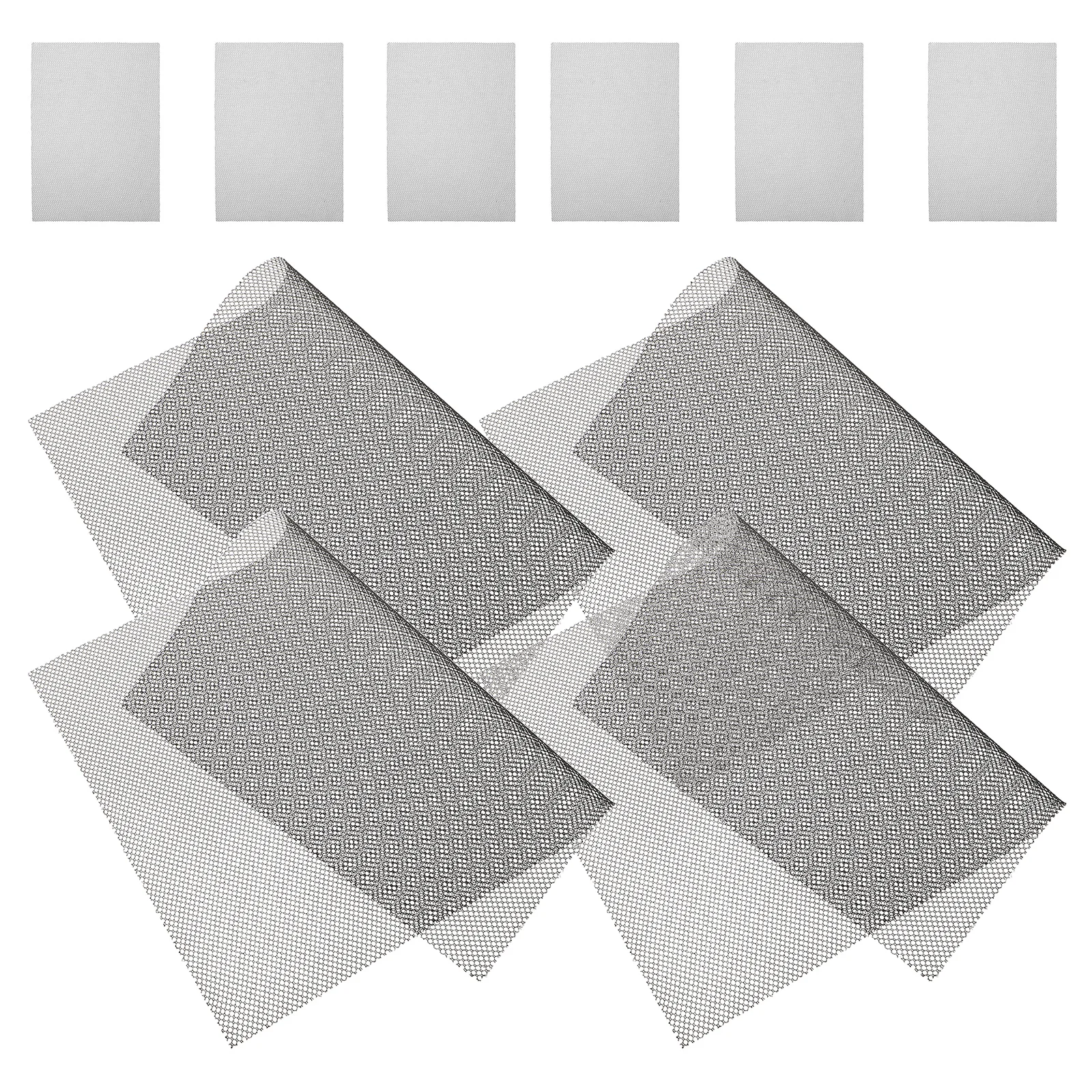 

10pcs Fursuit Fabric Mask Making Supplies Breathable Lightweight Clear Mesh For Crafts Vision Sheets 11.79X8.45\