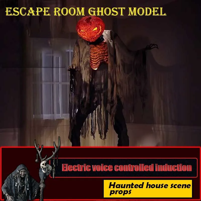 Escape Room Ghost-model, elektrische escape room, spookhuisscène rekwisieten