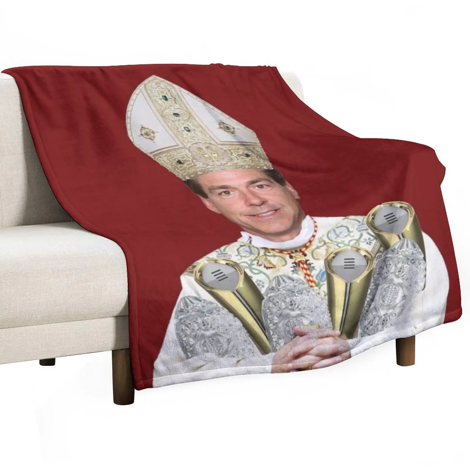 

Pope Saban with Trophies Throw Blanket Breathable Lightweight Blanket for Adults Kids