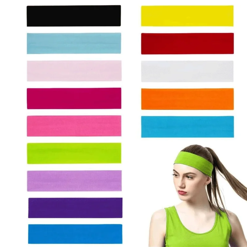 Fashion Cotton Headbands Non Slip Elastic Soft Fabric Hair Bands for Women\'s Hair Hairband Twisted Knotted Headwrap Accessories