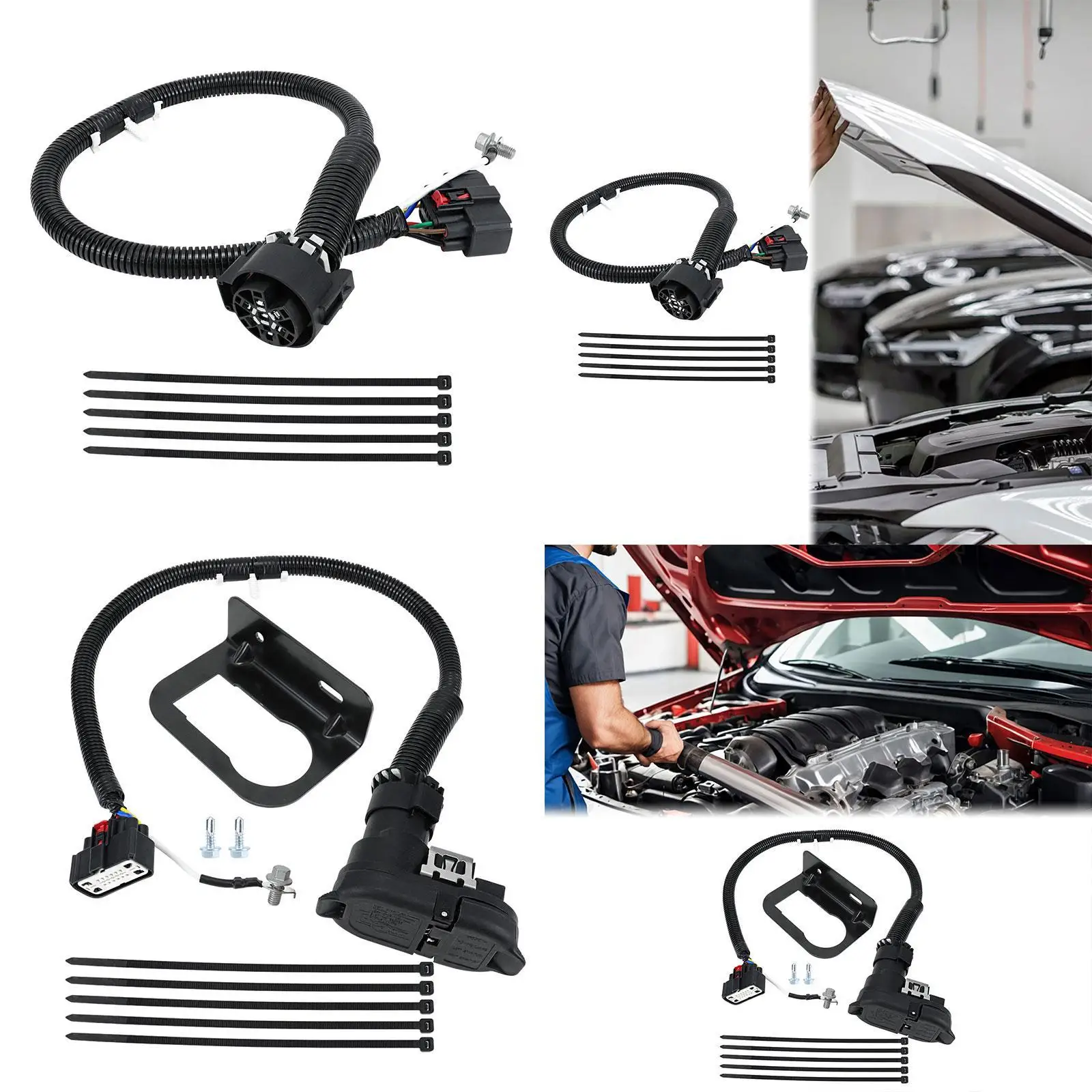 

Комплект жгутов проводов буксирного сцепного устройства прицепа, электрический комплект сцепного устройства прицепа, сменный монтажный комплект для 9L3Z-15A416-a