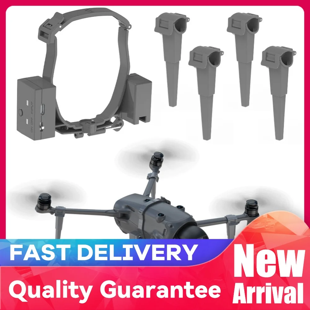 For Mavic 4 Pro Air Dropping System with Landing Gear Drone Dropper Accessories 150mAh Drone Deliver Tool Fishing Bait/Gift