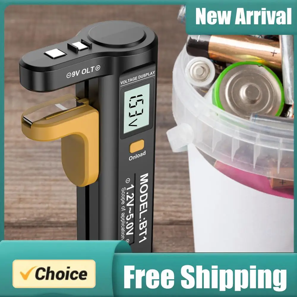 

Цифровой тестер батарей LCD: измеритель емкости, детектор напряжения, тестер для батареек AA/AAA/C/D и кнопочных элементов питания