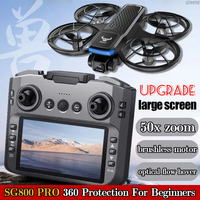 ZLL New SG800 PRO RC Mini Drone 8K HD Camera Remote Control With Screen Headless Mode 360° Flip Brushless RC Quadcopter Toys