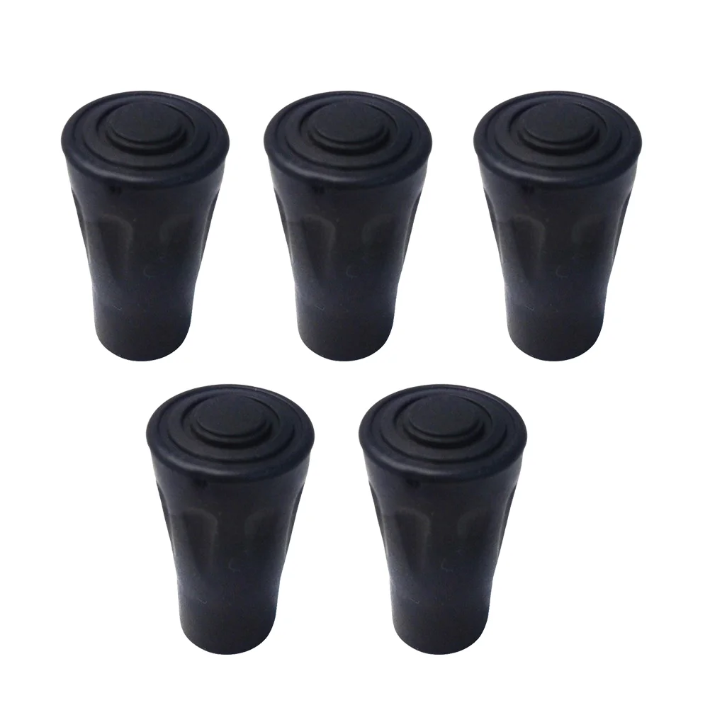 

5 Pcs Rubber Foot Cover Outdoor Trekking Pole Accessories Boots Hiking Stuff Travel