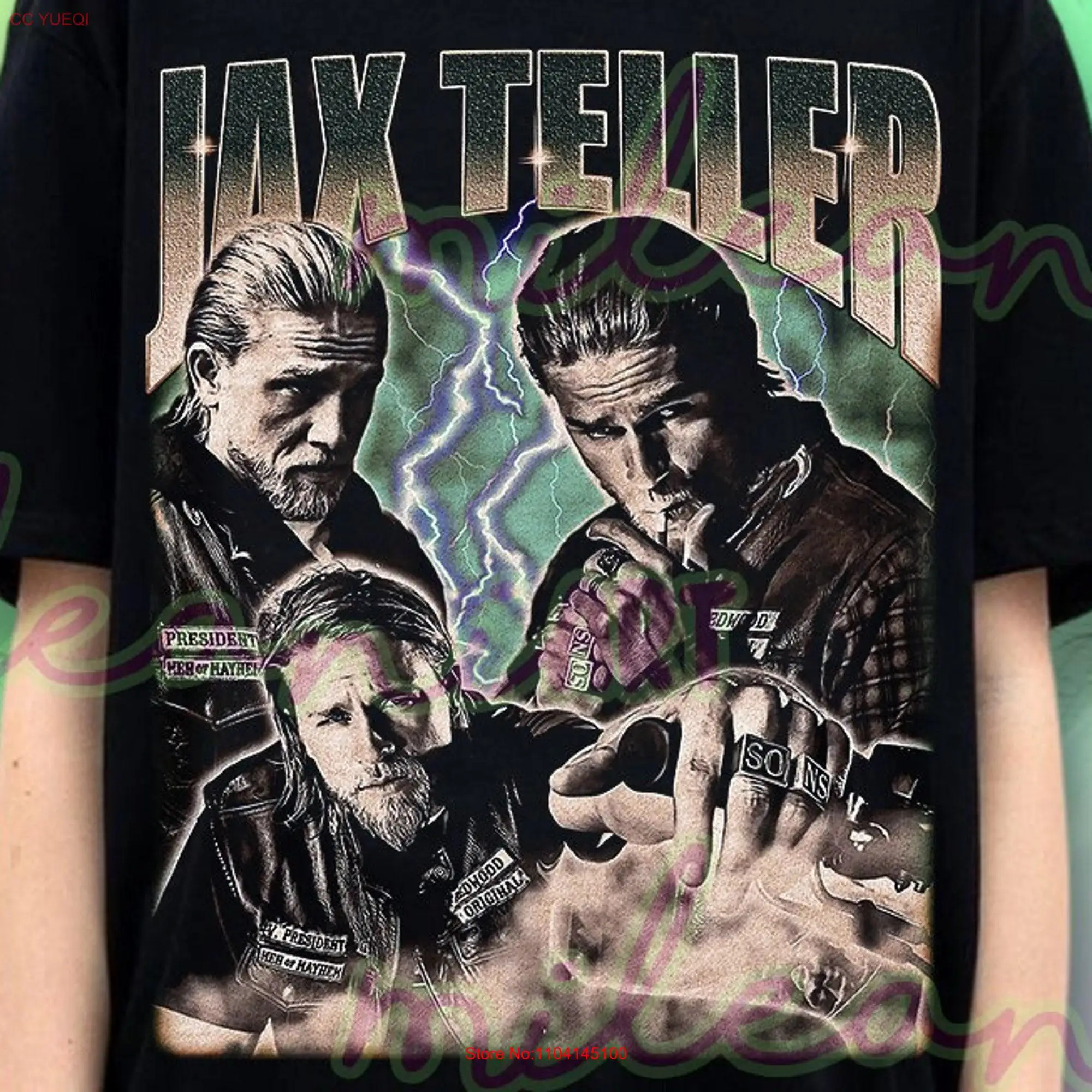 Limited Jax Teller T Shirt Movie Bootleg Homage Retro ME295 long or short sleeves