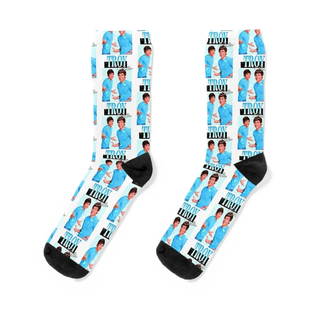 Troy bolton Socks heated bright garter kawaii cycling Socks Male Women's