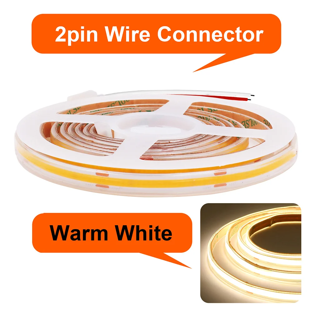 IP67 Waterdichte COB LED Strip Licht 12V 24V 3000K 4000K 6000K Flexibele Led Tape 5m 10m 20m 0.5m 1m 2m 480LEDs/m Lineaire Verlichting