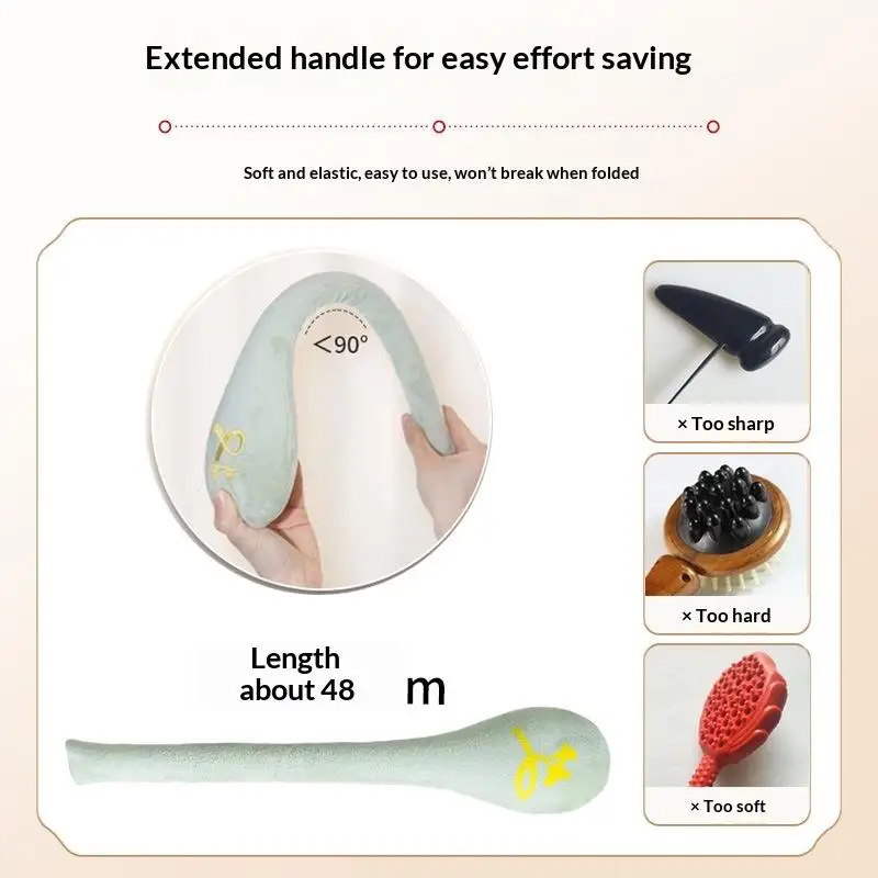 1Pcs Back Pain Relief Portable Body Vibration Hammer High Elasticity Plush Massage Pat Fu Character Slap Stick Massager〔San〕