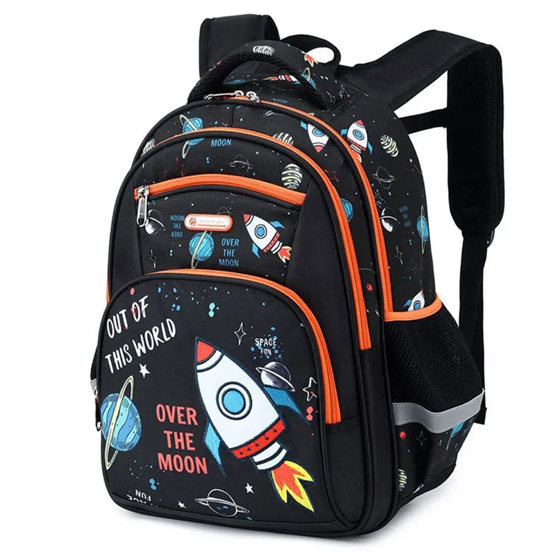 

School Bags for Kids Backpack for Boys Elementary Kindergarten Preschool School Bag 14 Inch Multifunctional Cute Large Capacity