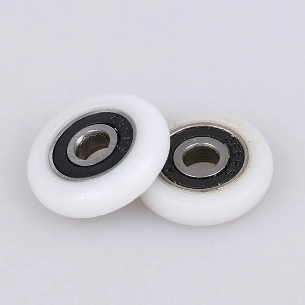 1Pcs/4Pcs Fastener Hardware Shower Door Roller 19/23/25/27/29mm with Screw Sliding Door Pulley Silent Nylon Runner Wheels