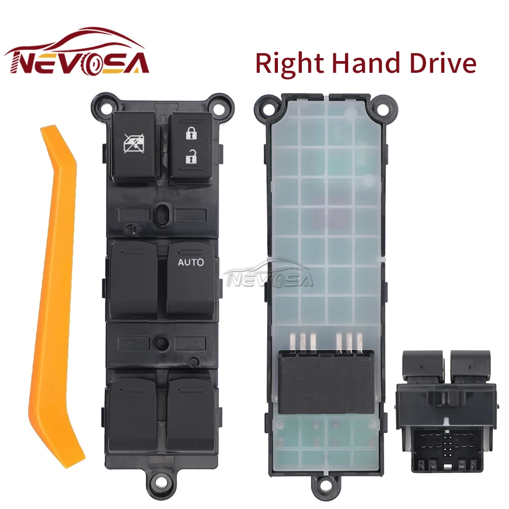 NEVOSA 37990-58M00 37990M74L00 For Suzuki Vitara Car RHD Front Rihgt Driver Power Window Switch Button Lifter Control Switch