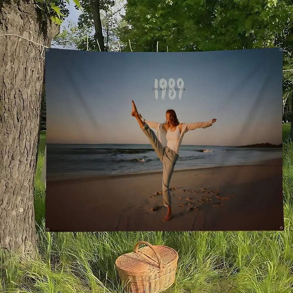 T-Taylor-SwiftS Singer Family Gatherings Outdoor Atmosphere Flags Camping Decorations Banners