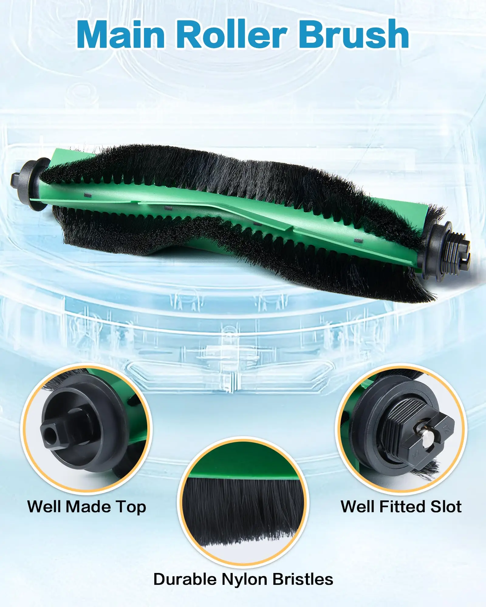Compatible for IRobot Roomba Combo Essential, (Roomba Vac Essential), Roomba 105 Combo, Roomba 104 Combo Y0140、Y0110 Y0112 image 2