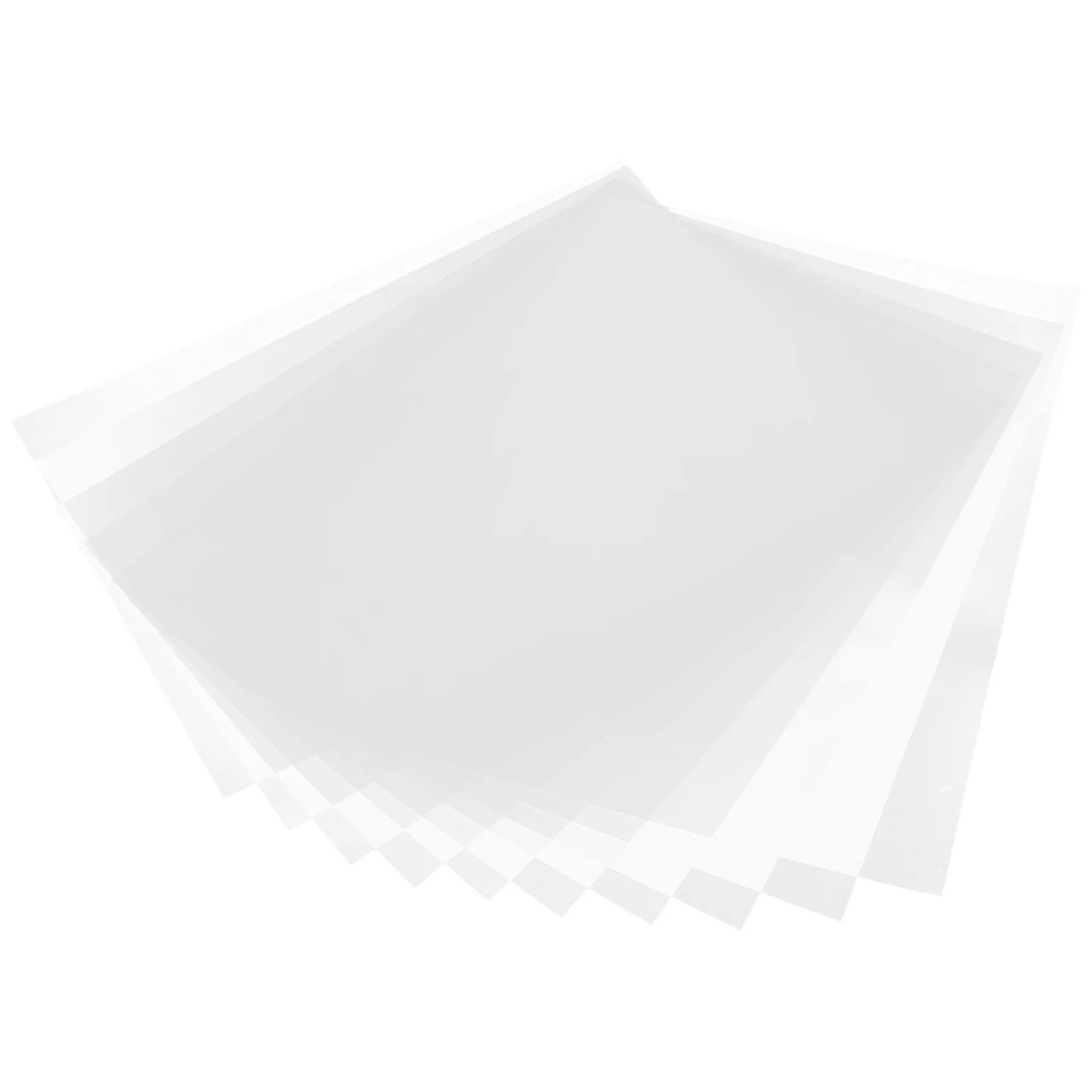 

10 Sheets Clear Double Sided Adhesive Tape for Badges Nameplates Mounting High Temperature Resistant Strong Hold Multifunctional