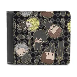Chocobro Chibi Dad Leather Wallet Credit Card Holder Luxury Wallet Ffxv Chibi Cute Final Fantasy Xv Xv Chocobros Chocobro