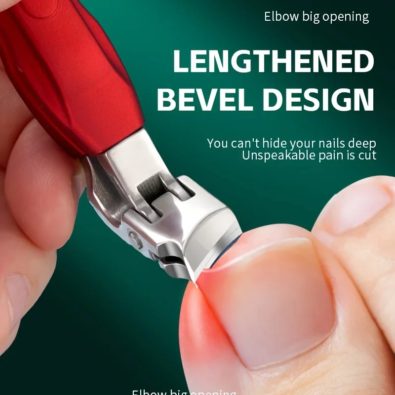 ใหม่โค้งเล็บ Clipper สําหรับคุดหนา Toenails Toenails Trimmer Professional Podiatrist Toenail Nipper สแตนเลส