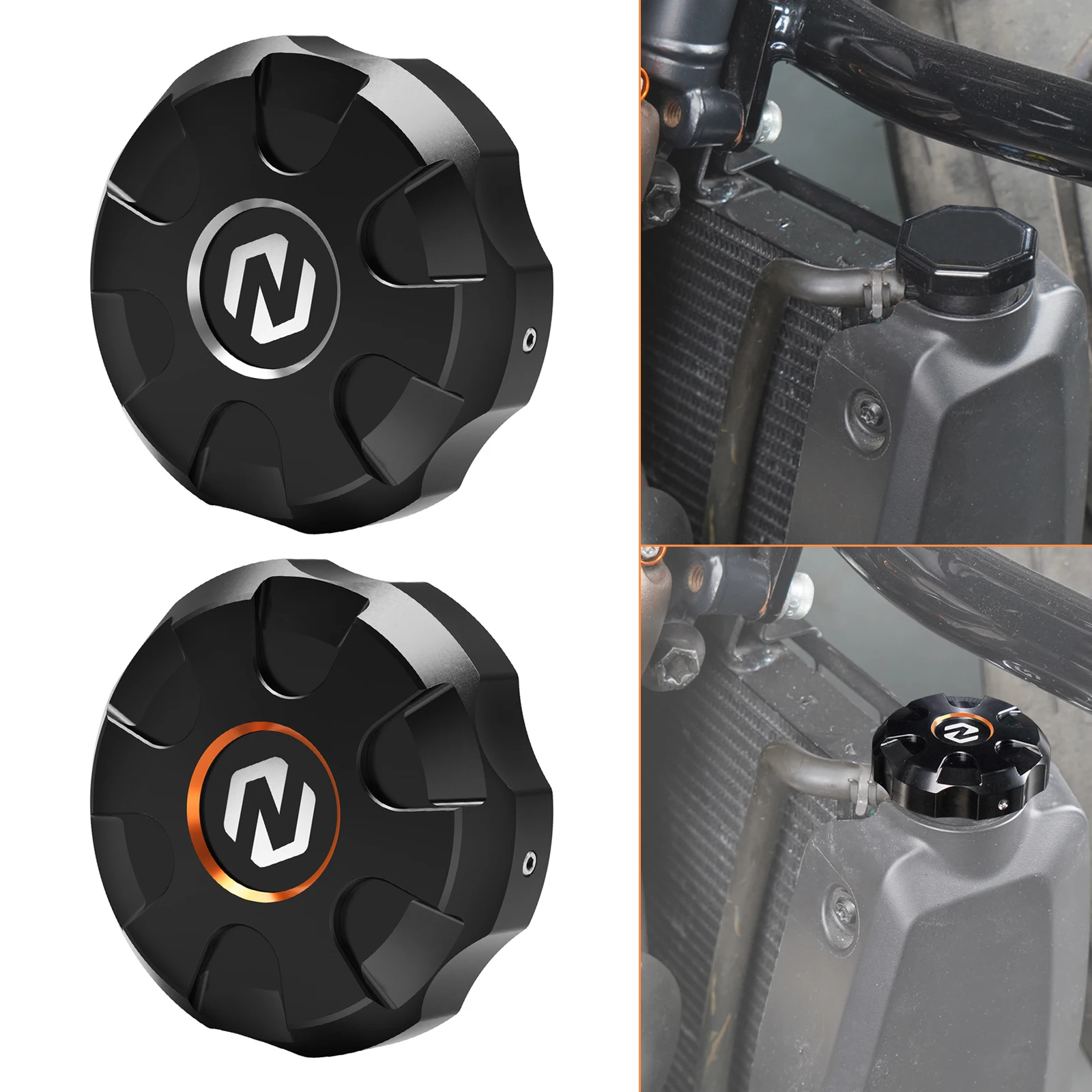 

Radiator Water Pipe Cap Cover for Harley Sportster S RH1250S 2021-2024 Nightster RH975/S 22-24 Pan America 1250 RA1250/S 21-23