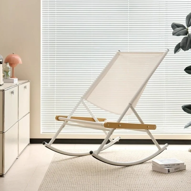 Comfortable Lounge Chair Living Room Balcony Lazy Leisure Rocking Chairs Weightless Modern Luxury Sofa Chair Interior Furniture