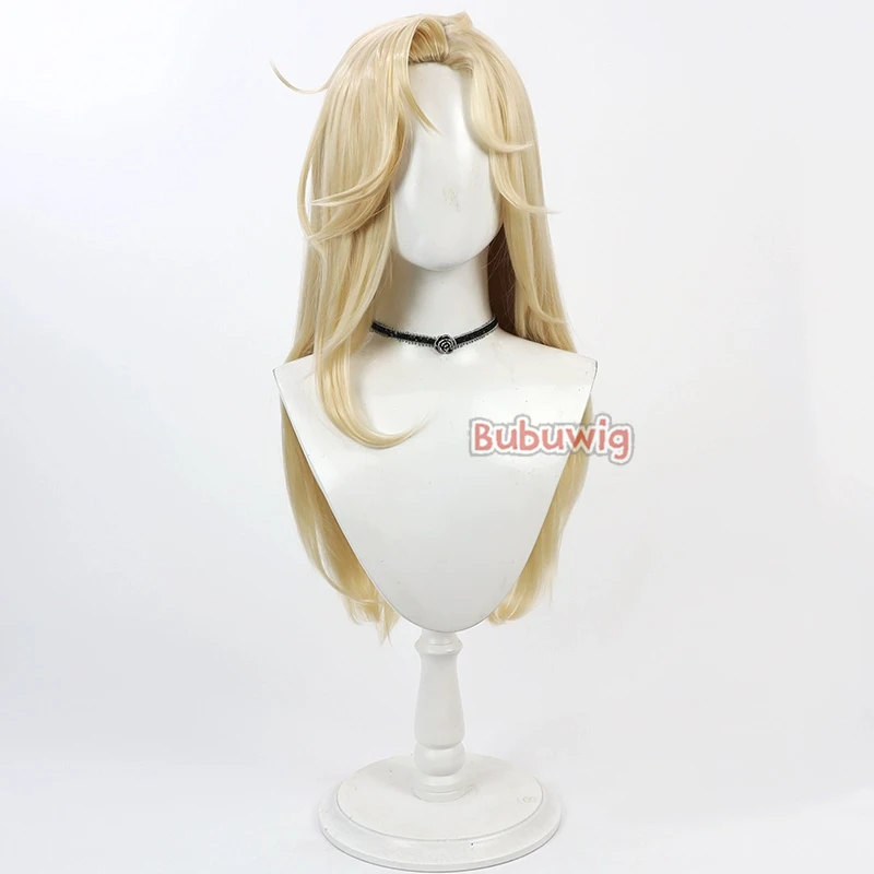 Bubuwig Synthetic Hair Ein Cosplay Wigs Game Nikke The Goddess of Victory Ein 60cm Women Long Straight Blonde Wig Heat Resistant