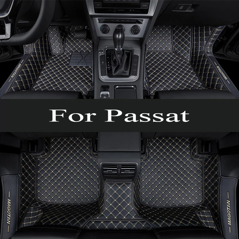 

Car Floor Mats For Passat 2019 2018 2017 2016 2015 2014 2013 2012 Auto Interior Styling Waterproof Carpets For VW vw