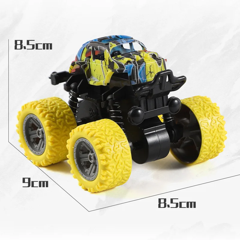 Children's Toy Car Simulation Dual Inertia Four-wheel Drive Boomerang Stunt Buggy Motorbike Tank Car Model Toys For Children