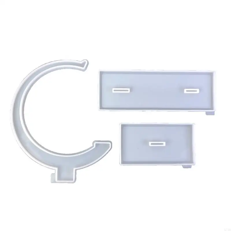  Jewelry Display Stand Mold with Crystal Droplet Practical Storage Rack Moulds