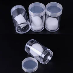 1 Pcs Round Plastic Clear Coin Tubes Coin Protector Organiser with Threaded Cap and Shock Absorbing Foam for Collecting Supplies