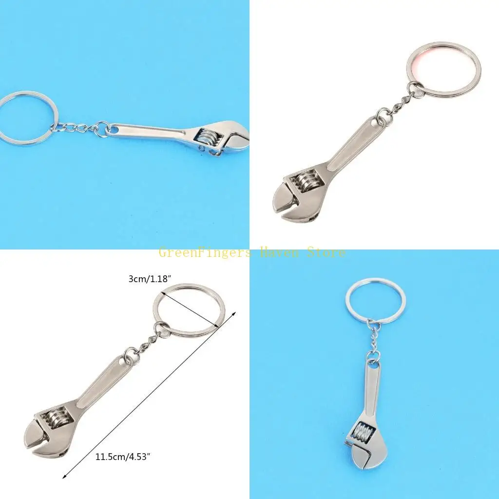 

F68D Регулируемый маленький гаечный ключ для кольца для ключей, набор инструментов, подарки для мужчин, новинка, инструменты для