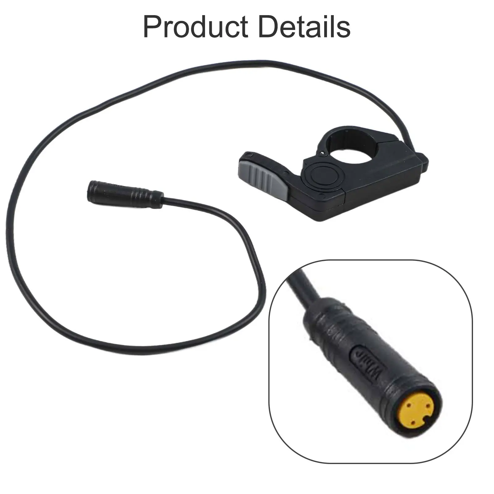 

Электрический велосипед, двигатель дроссельной заслонки для большого пальца, уличные детали, вес 60 г, 3 контакта, диафрагма 22,2 мм, разъем, водонепроницаемый, высокое качество