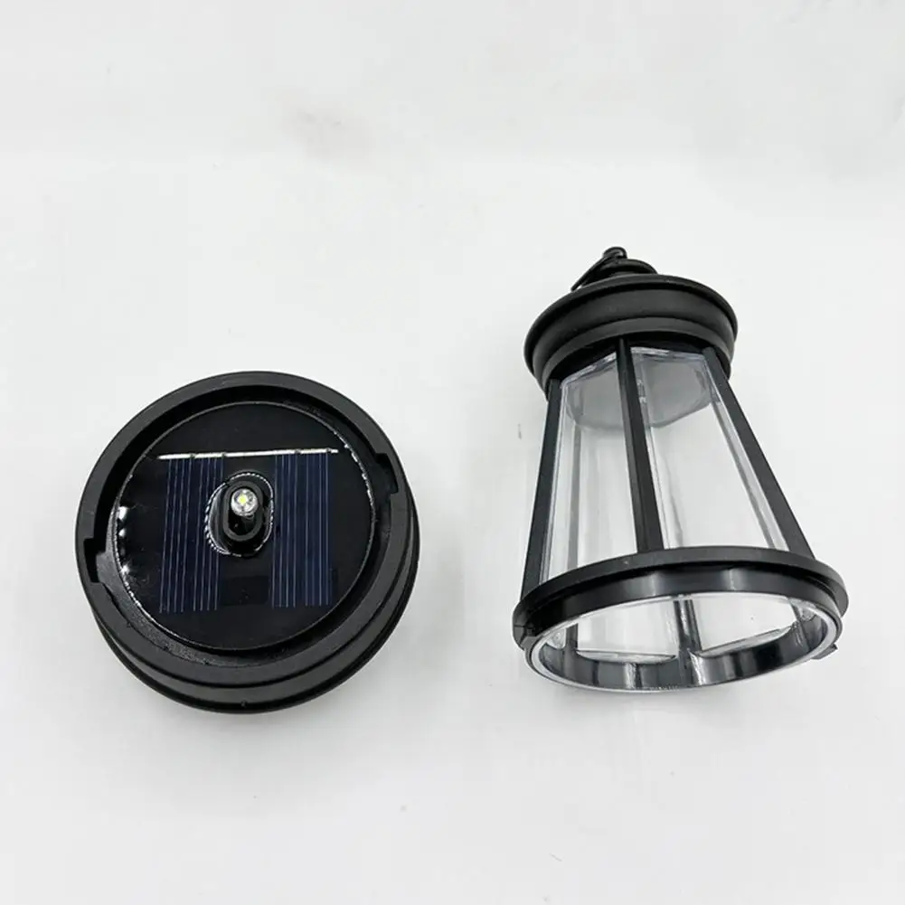 Luz Solar de jardín resistente a la intemperie, linterna Solar para exteriores, luz colgante con energía Led impermeable en forma de vela para jardín
