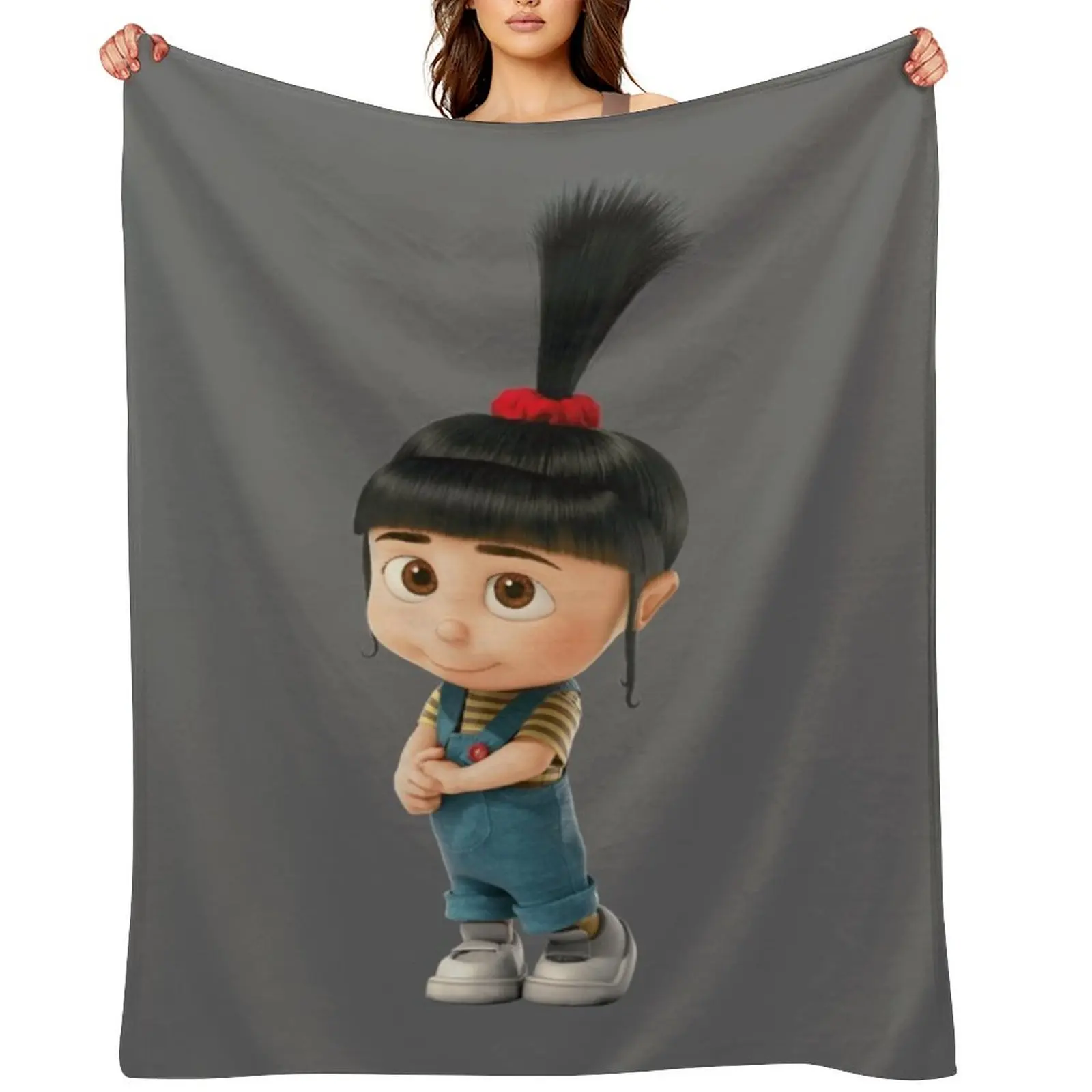 

Agnes Gru Classic Throw Blanket Bed Fashionable christmas decoration christmas gifts Furry Blankets