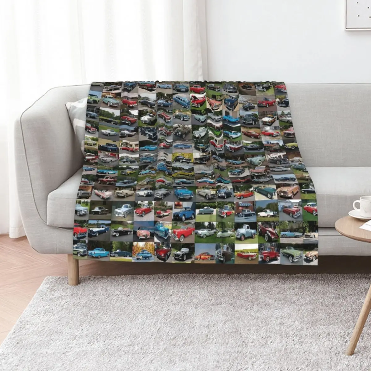 

1950's Cars Throw Blanket Luxury St Weighted Sofa Throw anime Blankets